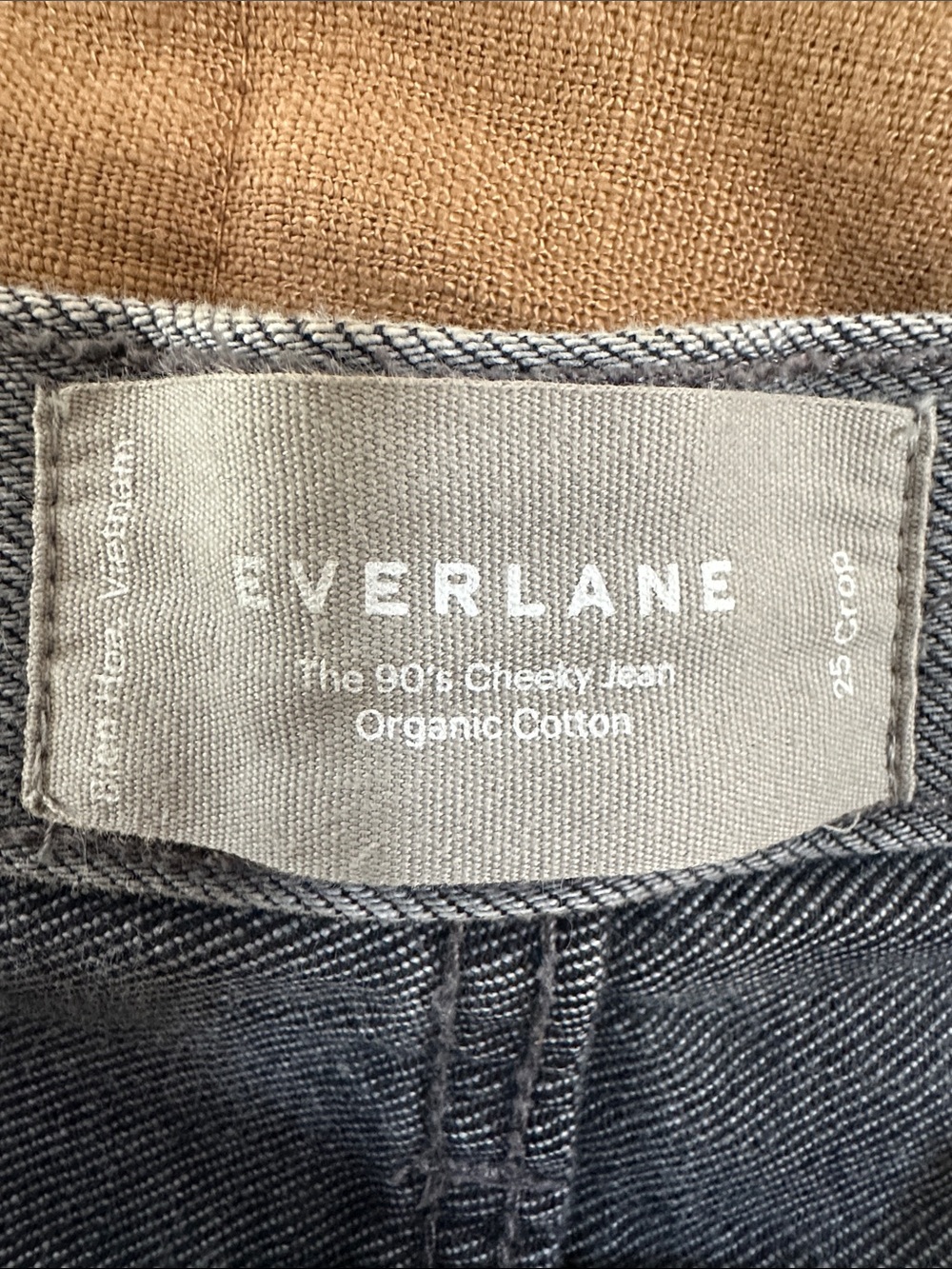 Everlane women’s Relaxed Jeans in Dark Gray “The 90’s Cheeky Jean” - Picture 7 of 7